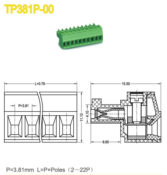 中国8atp381p-00メス端子ブロック端子台仕入れ・メーカー・工場