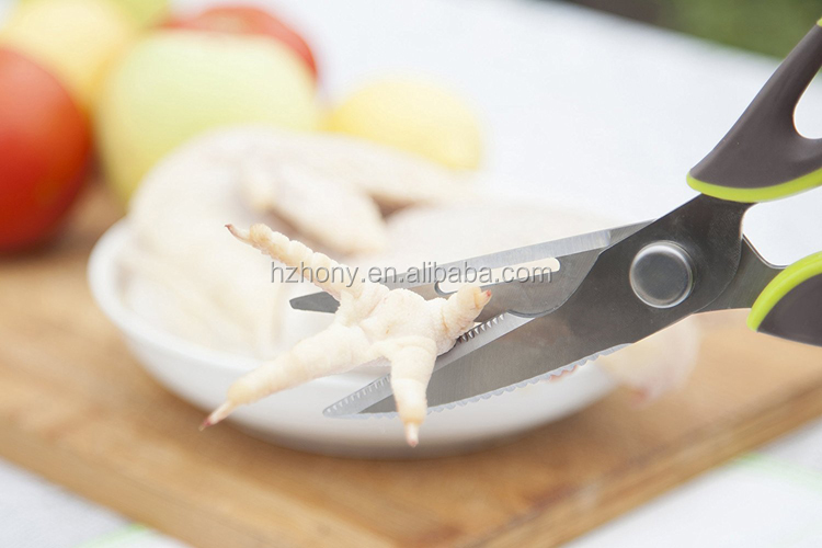 Tijeras de Cocina con Tapa Acero Inoxidable Tijeras para Pollo Pescado  Afilado