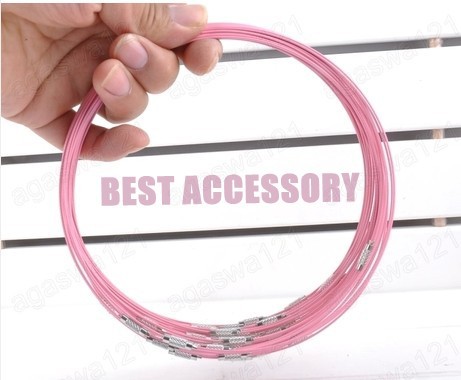conew_memory wire cord necklace choker00108