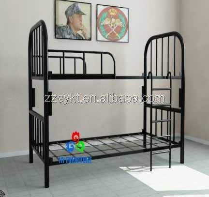 漳州ベッド家具ブラック メタル二段ベッド価格仕入れ・メーカー・工場