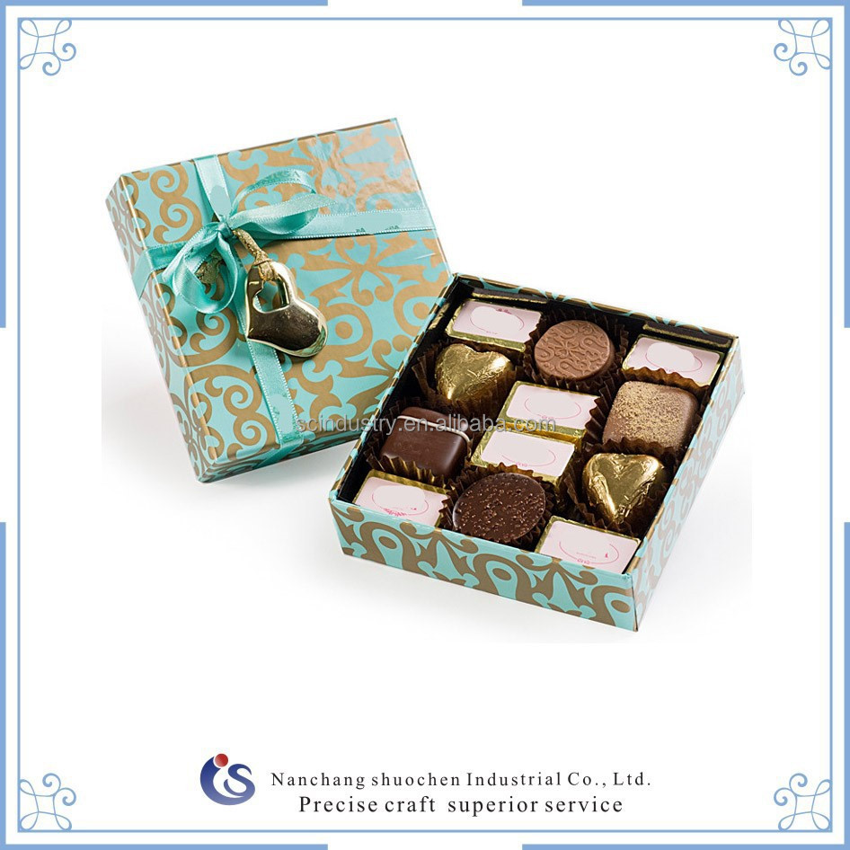 handmade chocolate gift box/ elegant paper box for chocolate