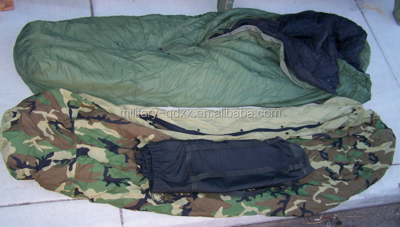 人気のある高品質の軍3- シーズン取り外し可能な軍の寝袋、 取り外し可能な耐久性のある軍用迷彩軍の寝袋問屋・仕入れ・卸・卸売り