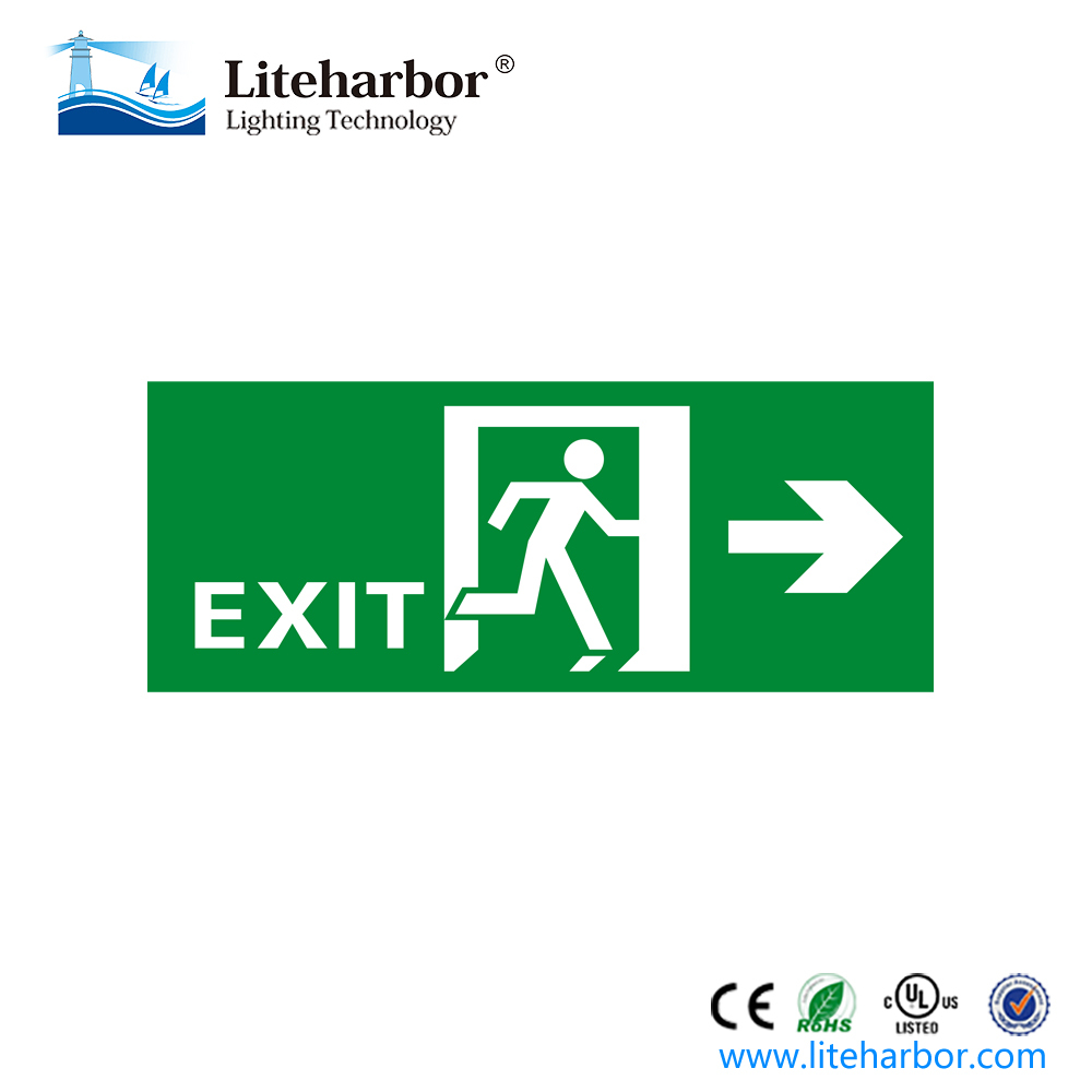Emergency Exit Lighting Led Arrow Lighted Sign Running Man ...