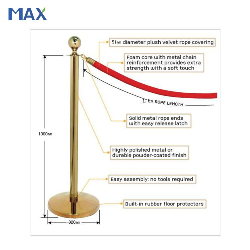 Museum Exhibition Barrier Stanchion,Rope Stanchion For Sale Buy
