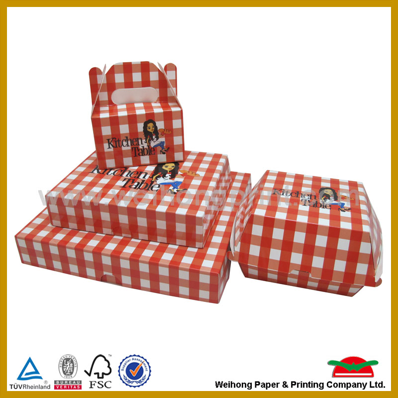 popular take away fast food box,fast food packaging box