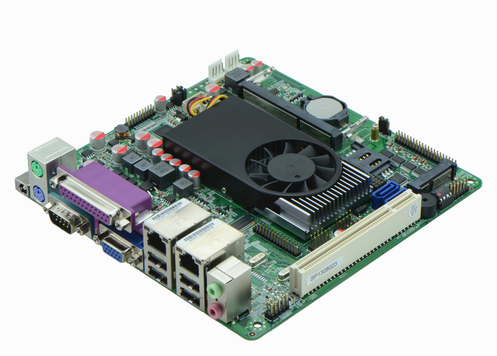 Intel Atom D525 1.8ghz Dual Core Embedded Mini Itx Motherboard With Pci