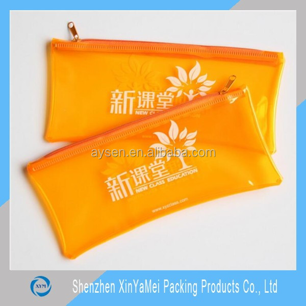 Transparent pvc plastic bag with zipper