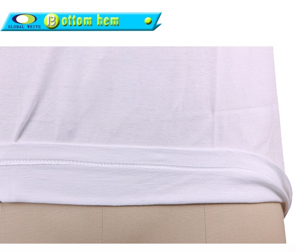 安い白い綿の1ドルのtシャツ卸売仕入れ・メーカー・工場