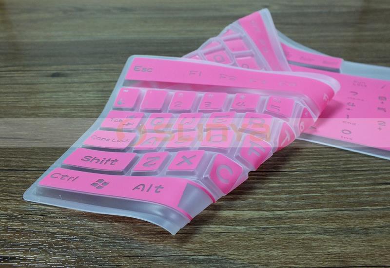 カラフルなエコ- フレンドリーなシリコンキーボードスキンデスクトップコンピュータ用のシリコンキーボードカバー問屋・仕入れ・卸・卸売り