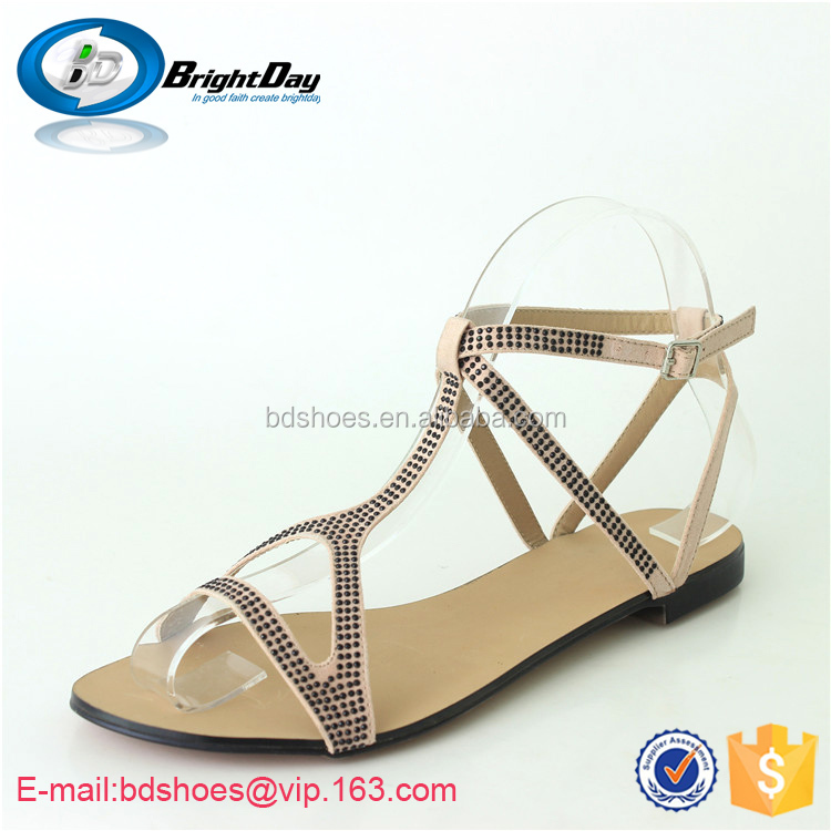 Women Roman Gladiator sandals flat Thongs wholesale lady sandal
