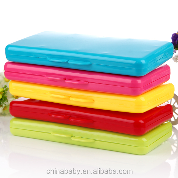 fdaが承認した様々な色のプラスチック製の赤ちゃんのケースを拭きます 問屋・仕入れ・卸・卸売り