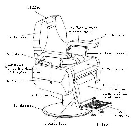 Koken barber chair hydraulic schematic hot sale