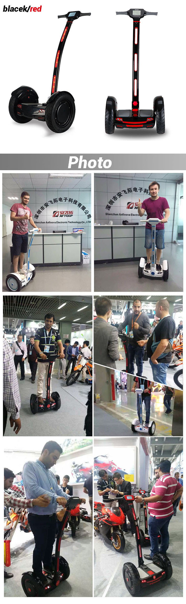65キロメートル範囲あたり充電ma速度18キロメートル/時間15インチビッグホイールhoverboard 2車輪自己バランススクーター仕入れ・メーカー・工場