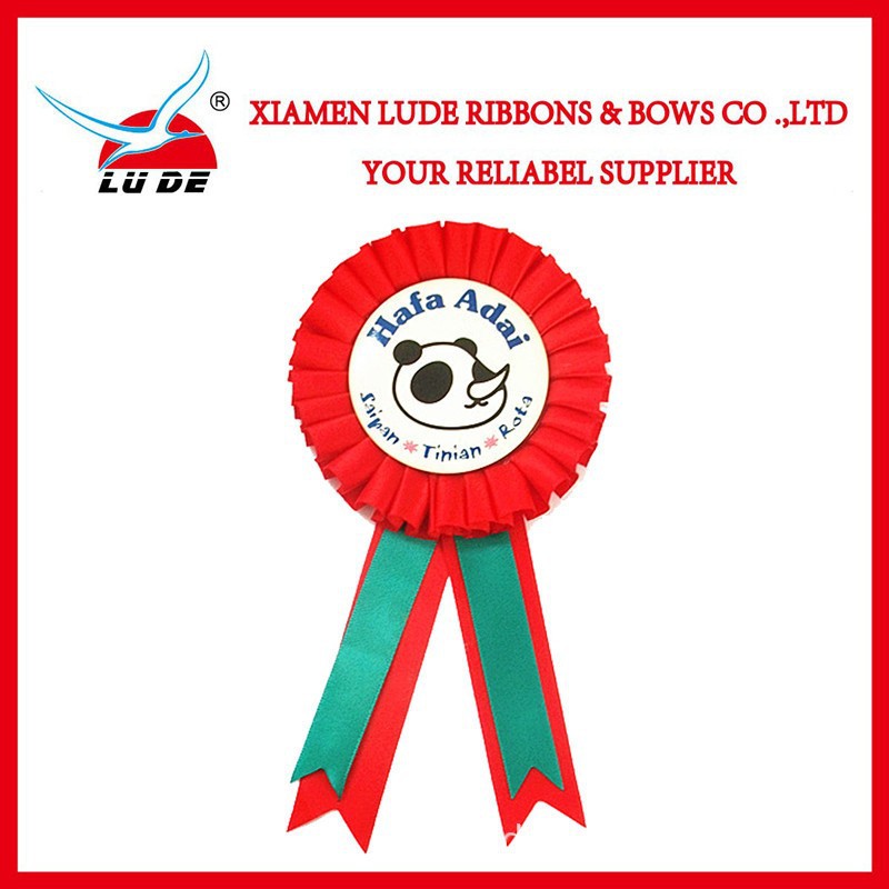 wholesale customized horse show award ribbon rosette