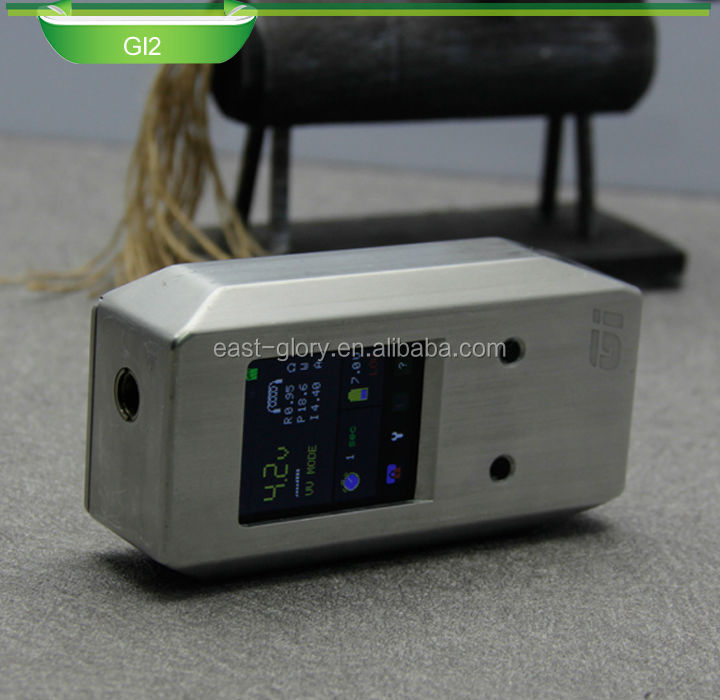 2014 newest mech mod ecig gi2 100 watt mod 1:1 clone gi2 mod high quality gi2