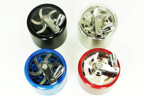 Cncアルミ2.5インチ大4ピースの手クランクハーブ/スパイスグラインダー問屋・仕入れ・卸・卸売り