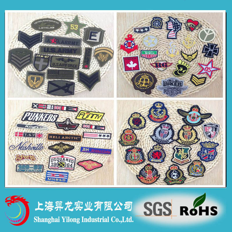 2016 3d刺繍パッチ衣料用仕入れ・メーカー・工場