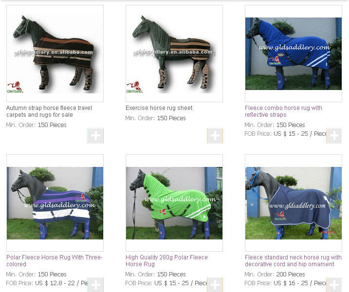 ストライプフリーススタイルのクーラーnewmarket/フリース馬の敷物問屋・仕入れ・卸・卸売り