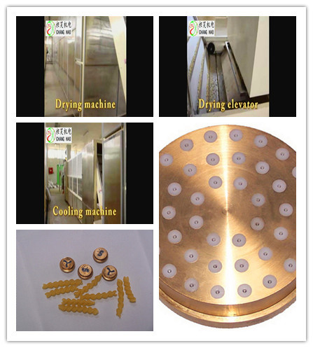 Macaroni production line and macaroni machine
