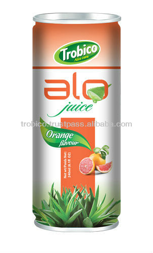 250ml консервированных алоэ вера с апельсиновым вкусом