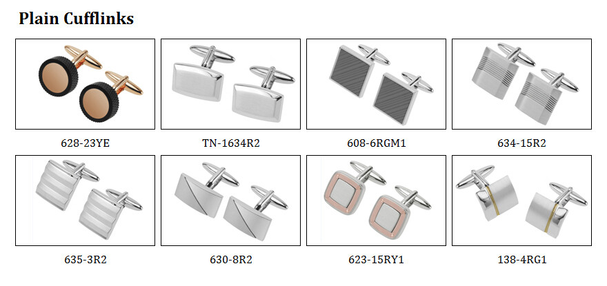 plain cufflinks 201601