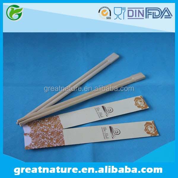 使い捨て竹箸で紙ラップ/紙スリーブ/紙カバー仕入れ・メーカー・工場