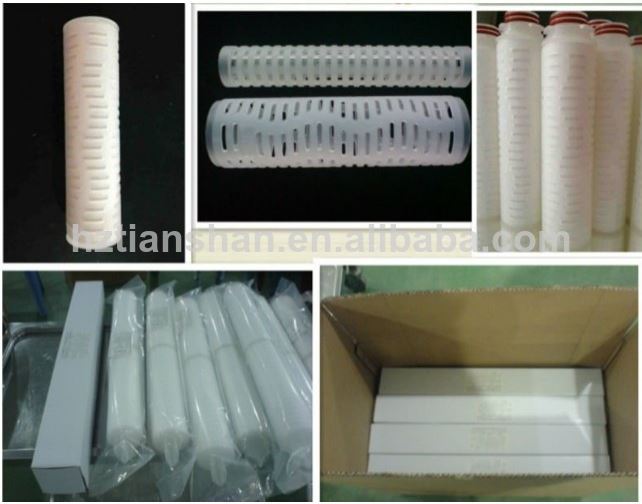 PES filter cartridges for coconut water filtration
