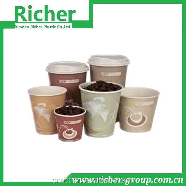 安い使い捨ての紙のコーヒーカップ蓋付き問屋・仕入れ・卸・卸売り