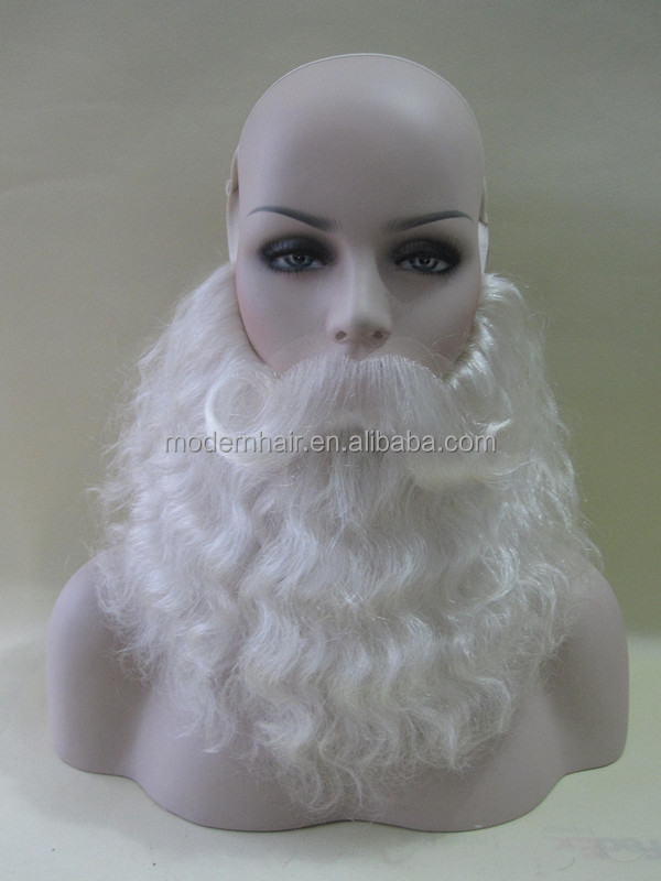 検出不可能な高品質サンタクロース木製ヤクの毛、 クリスマスのための性能あごひげと口ひげ 問屋・仕入れ・卸・卸売り