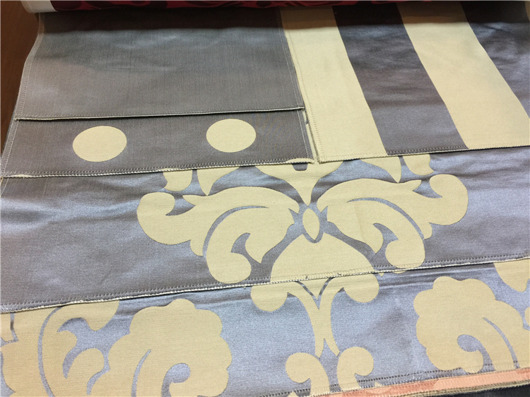 絹織物/綿ファブリックカーテンの生地に/ユニークなパターン設計とソファのファブリック仕入れ・メーカー・工場