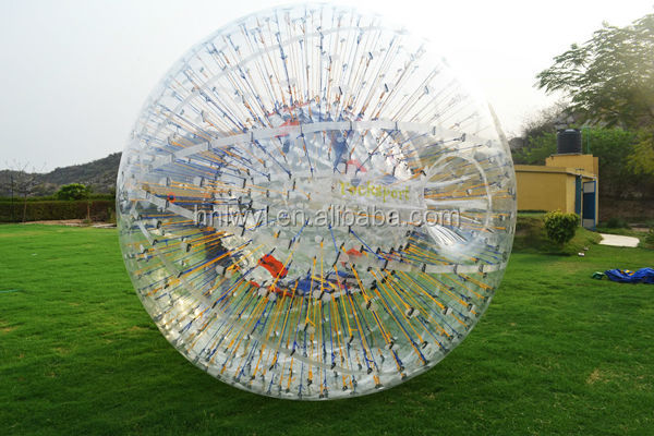 inflatable pvc or tpu sprot game bubble football soccer bumper ball for sale