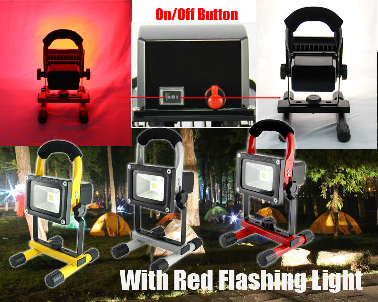 低価格・高品質10w充電式コードレス赤色点滅作業用照明仕入れ・メーカー・工場