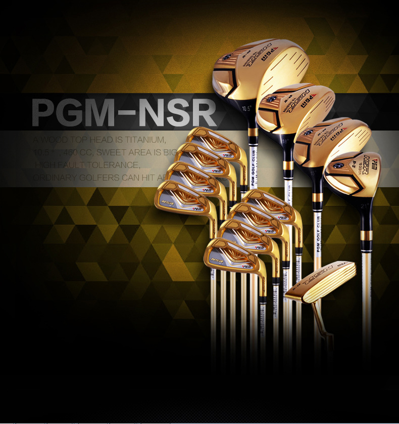 Pgm Golf Clubs Super Luxury Golden Golf Clubs Woods Iron Putters Buy
