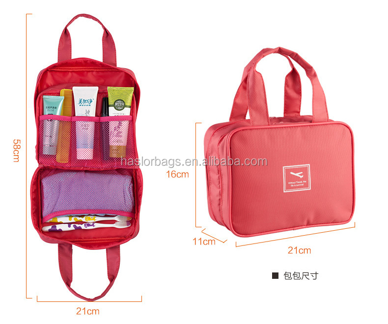 2015 Waterproof Travel toiletry bag,cosmetic bag organizer bags with hanger