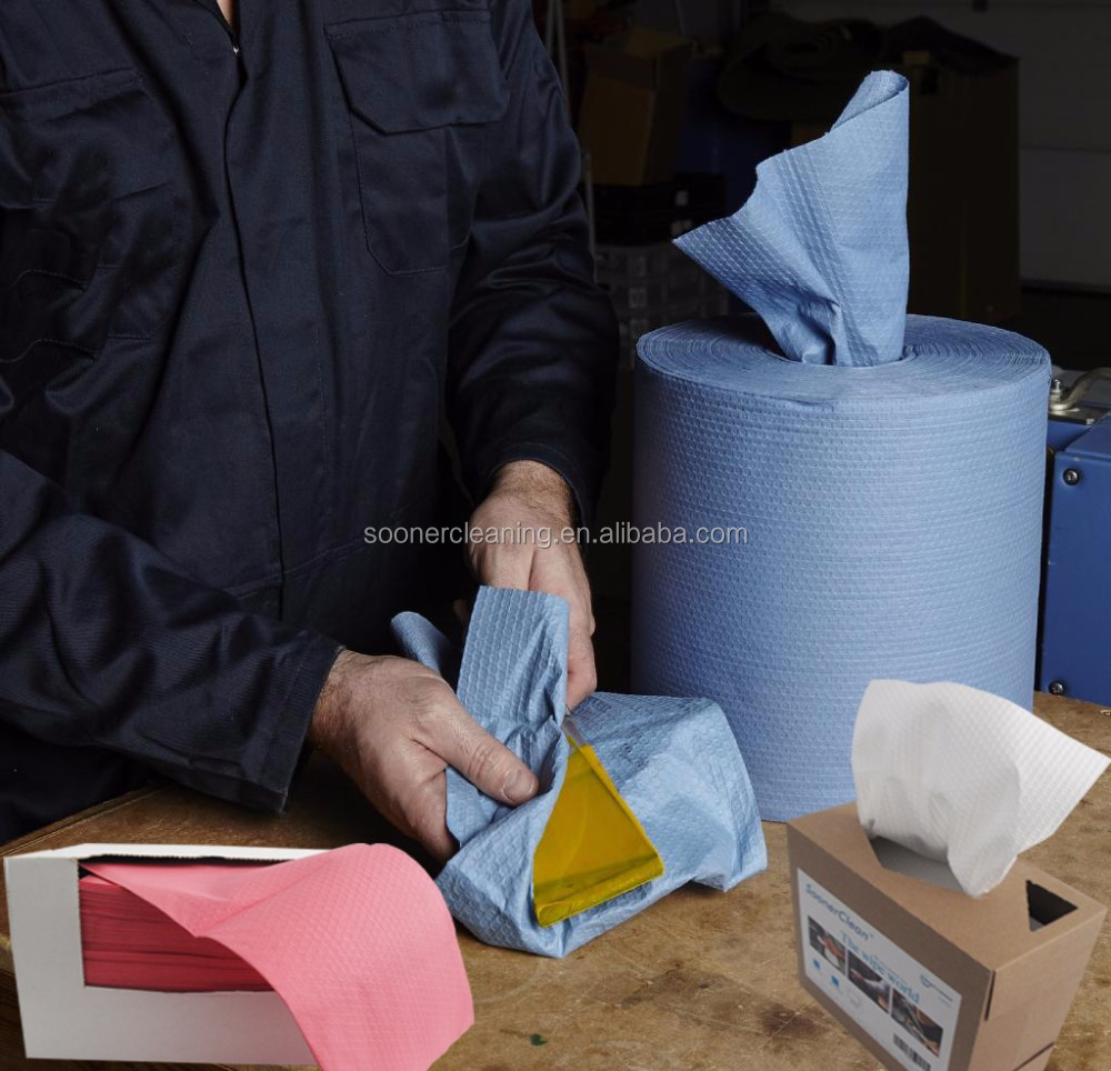 [soonerclean] wood pulp cleaning wipes pp non woven fabric