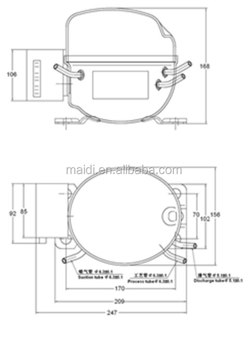 dcコンプレッサ、 新しいモデルqdzh65g問屋・仕入れ・卸・卸売り