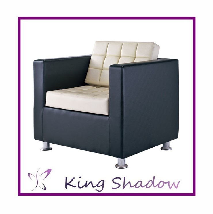 2015hotsellingサロン家具ソファーを待っている椅子を待っている現代のヘアーサロン長く待っているソファ仕入れ・メーカー・工場