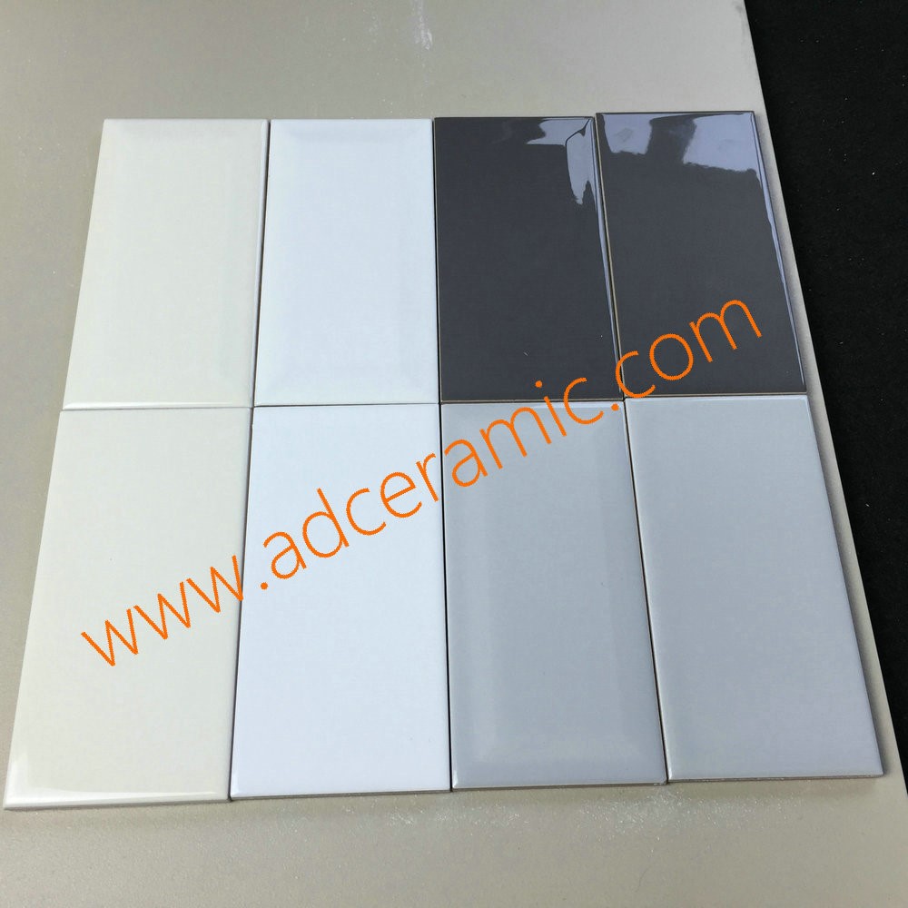 Zilvergrijs heldere keuken tegels 3x6 inch 75x150mm voor muur ...