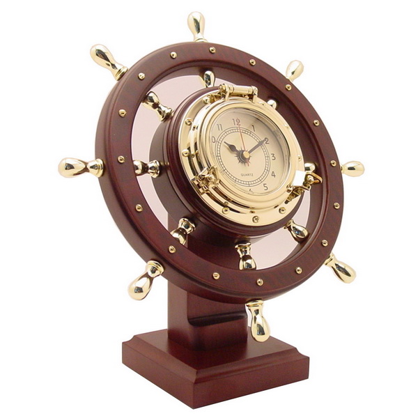 Nautical Ship Wheel Desk Clock Buy Ship Wheel,Nautical Gift Item