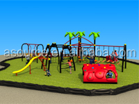 安い遊び場キッズ屋外プレイジムを備えた機器とフリークライミング用の壁スライド子供のための庭で遊んでap-gc3017公園問屋・仕入れ・卸・卸売り