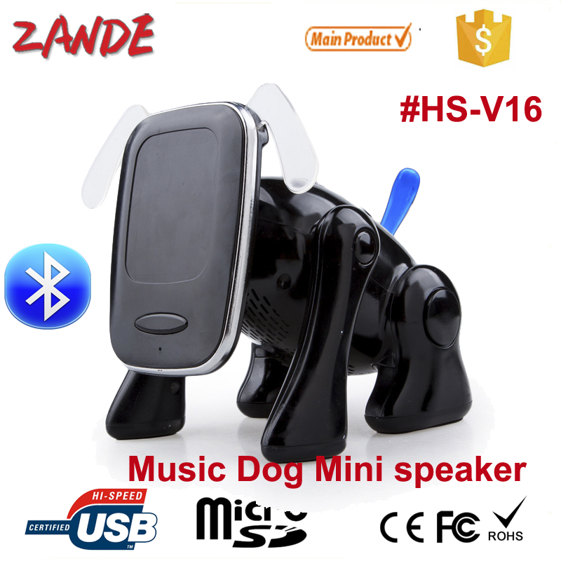 Pet Dog Bluetooth Mini Speaker Stereo With Fm Radio,Pocket,Novelty,Mp3