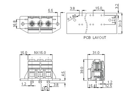 端子台gs032w-15.0仕入れ・メーカー・工場