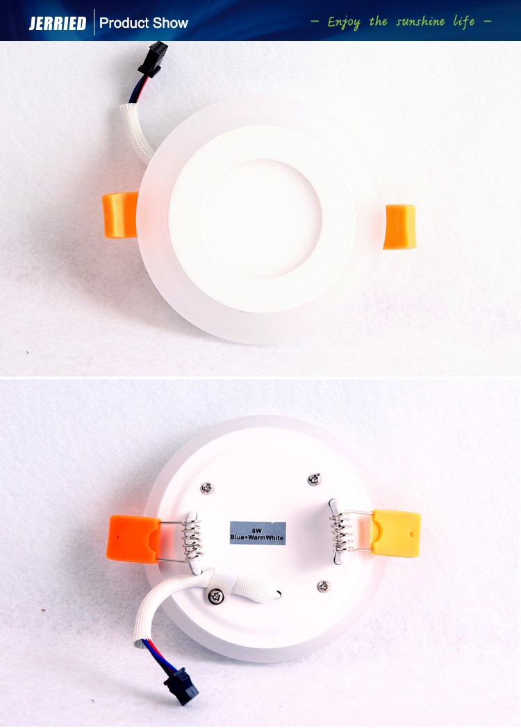 ダブルカラー!高品質ledパネルランプce rohs認証、3ワット6ワット9ワット12ワット18ワットラウンドledパネル工場価格仕入れ・メーカー・工場
