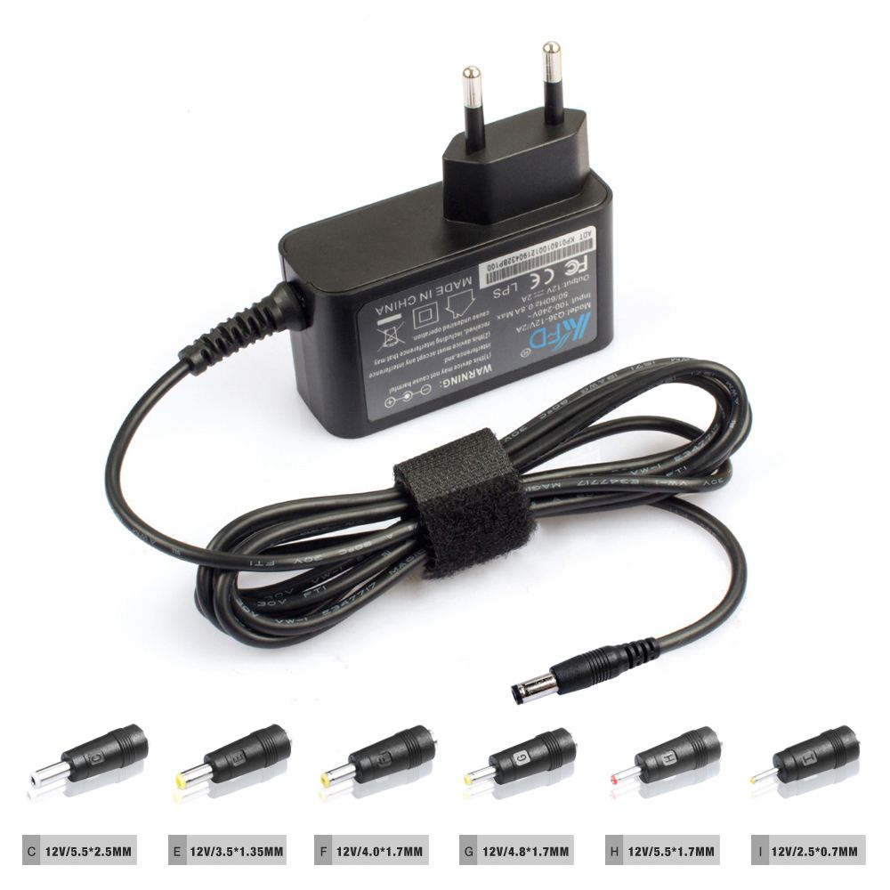 bestbuyのユニバーサルアダプターac220vにdc12v24w7とのコネクタ仕入れ・メーカー・工場