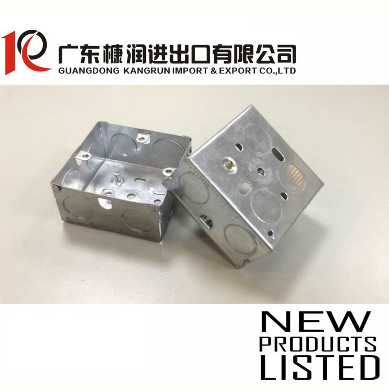 3x3 Iron Electrical Junction Box Metal Electric Switch Outlet Gi Box