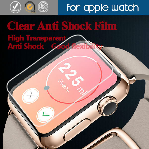 For Anti-Shock Screen Protector For apple watch , high clear Anti -shock film