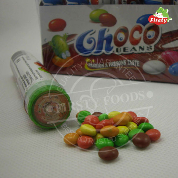 Chocolate bean with labyrinth toy candy