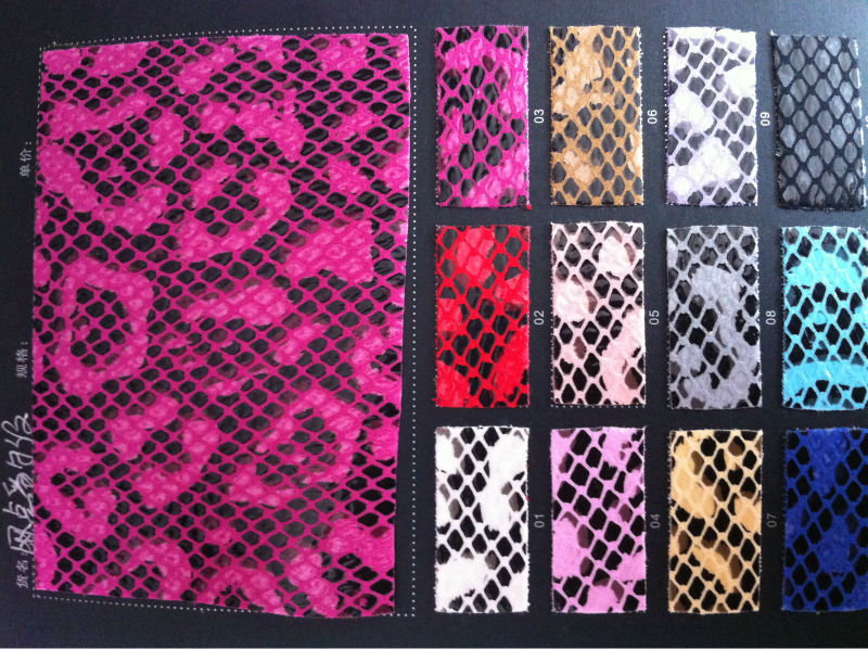 パターン2015熱い販売プリント合成皮革セーム布仕入れ・メーカー・工場