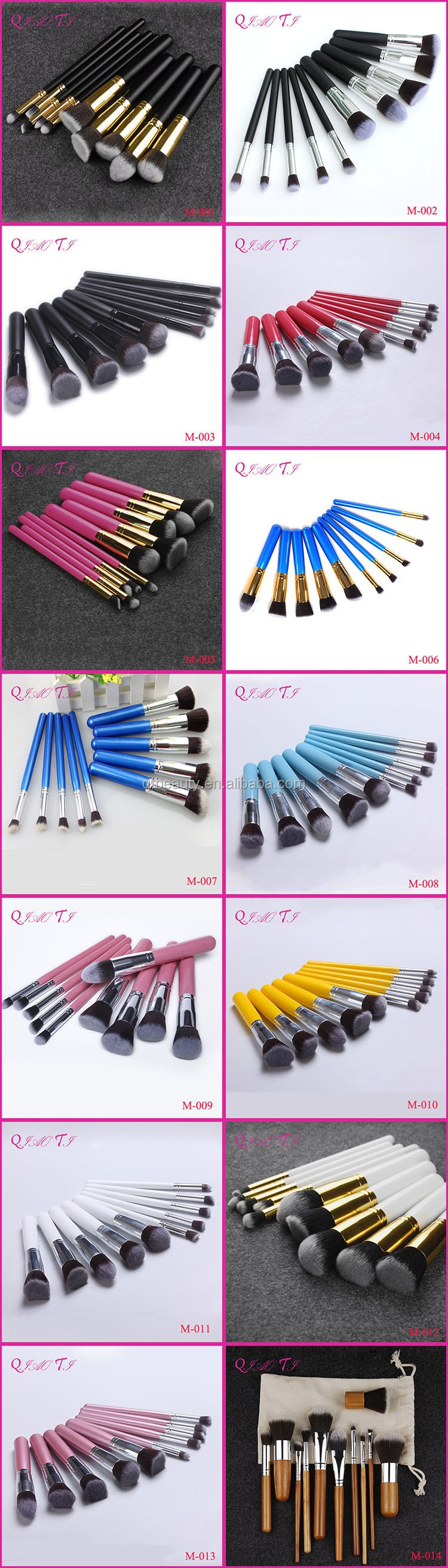 工場価格10ピースプレミアム合成歌舞伎メイクブラシセット無料サンプル 問屋・仕入れ・卸・卸売り