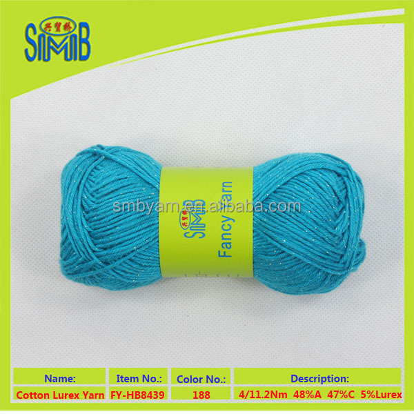 skeins50gルーレックス混綿混紡糸アクリル手編みのための問屋・仕入れ・卸・卸売り